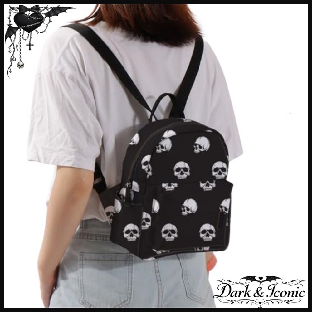 Mini Backpack Waterproof Small Daypack Multi Pock… - image 3